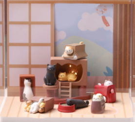 日常猫盲盒摆件